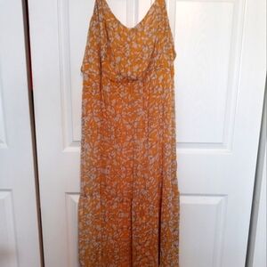 Plus size 18 women's beautiful long flowered sundress